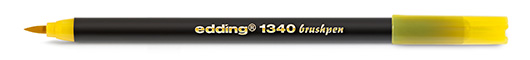 Фото Брашпен Edding E-1340 с гибким наконечником, желтый {E-1340#5} (3)