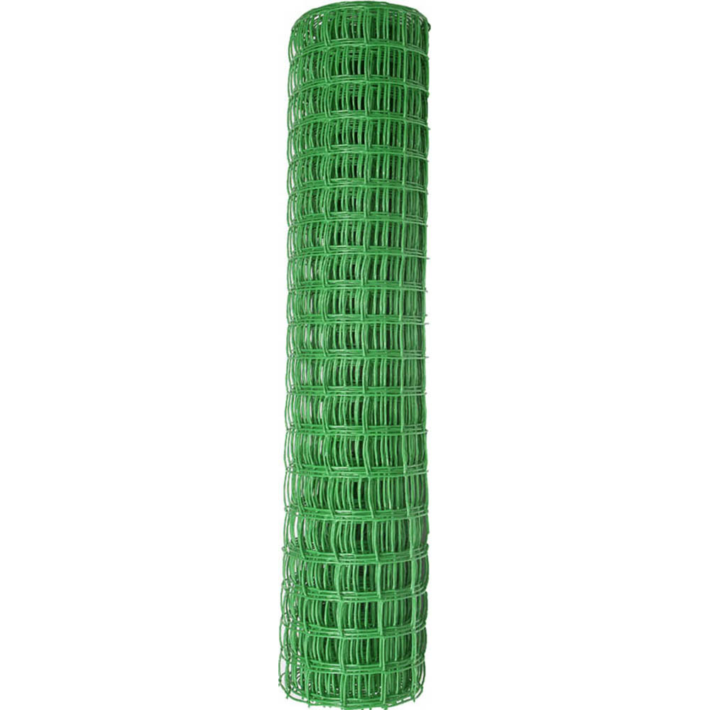 Фото Решетка садовая Grinda, цвет зеленый, 1х10 м, ячейка 60х60 мм {422275}