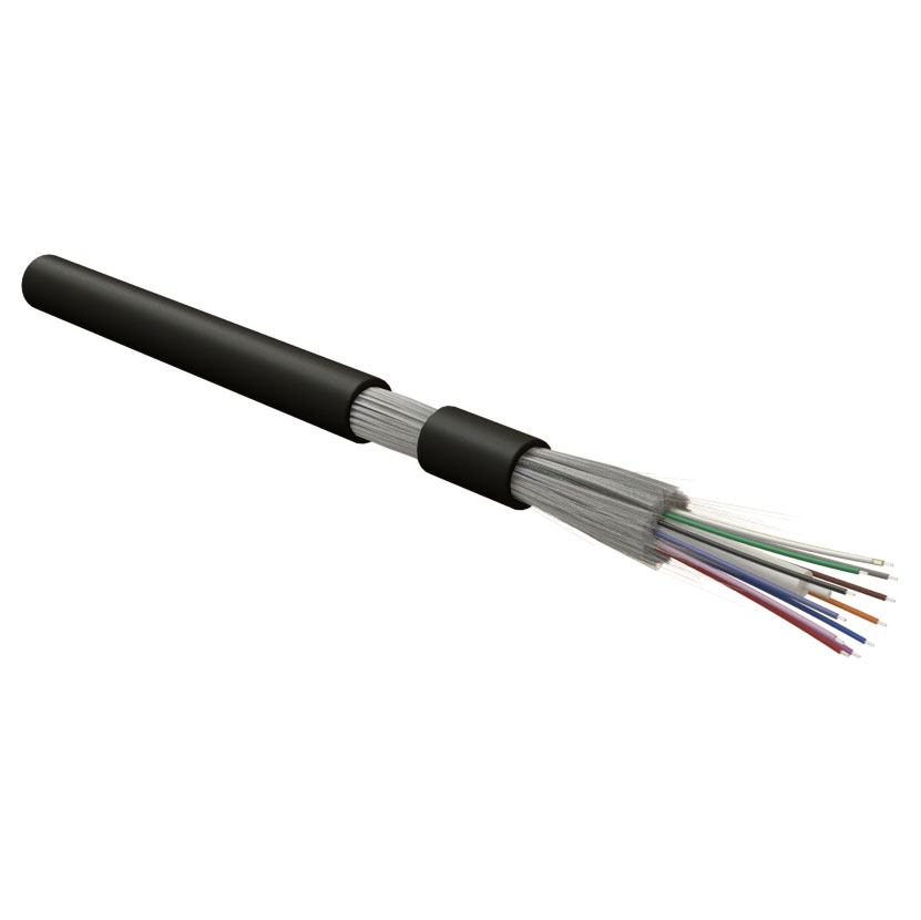 Фото Hyperline FO-DT-IN/OUT-9S-12-HFLTx-BK Кабель волоконно-оптический 9/125 (SMF-28 Ultra) одномодовый {393503}