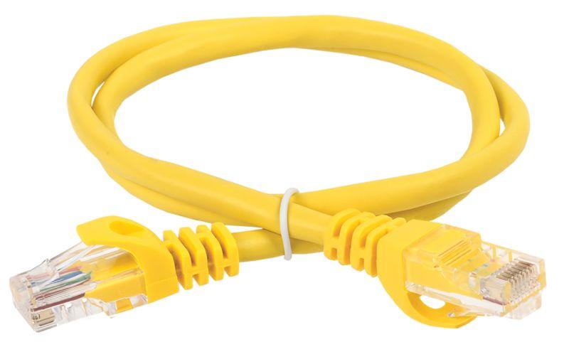 Фото Патч-корд кат.5е UTP LSZH 2м желт. ITK PC05-C5EUL-2M