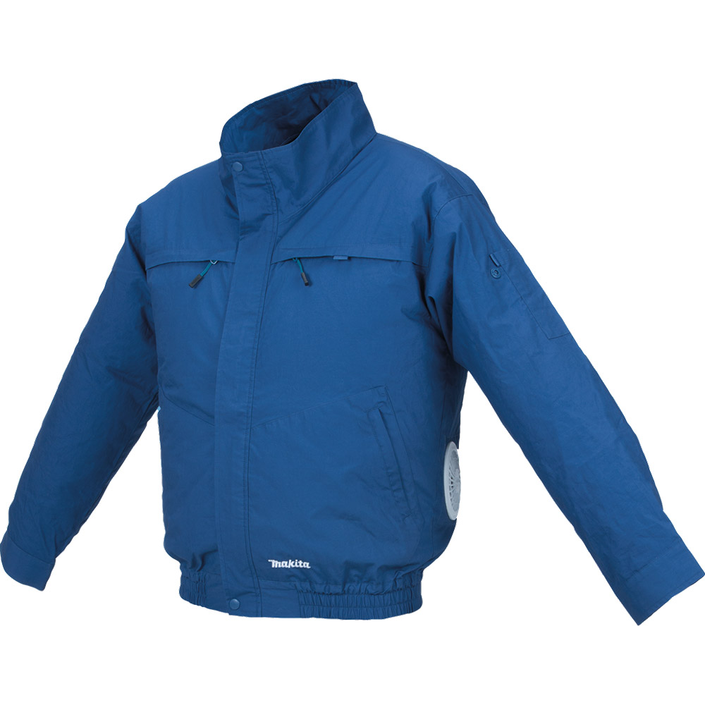 Фото Куртка с охлаждением Makita DFJ304ZXL, размер XL, синий (без аккумулятора и з/у)