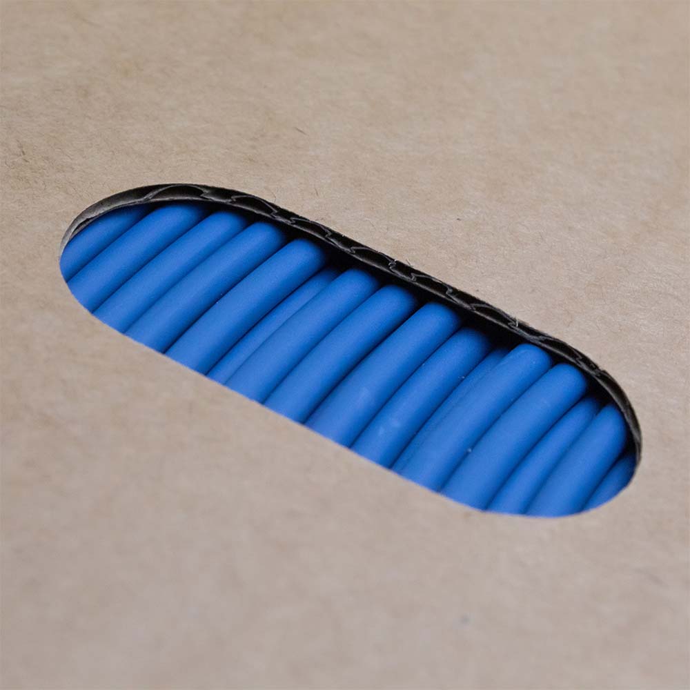 Фото Термоусаживаемая муфта Vell, самозатухающая, для печати 4,5 / 1,5 мм, синяя {1396052} (1)