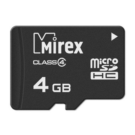 Фото Флеш карта microSD 16GB Mirex microSDHC Class 4 {13612-MCROSD16}