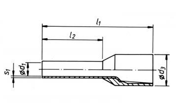 Фото Втулочный изолированный наконечник Klauke 1 мм², длина втулки 12 мм, красный {klk47112} (1)