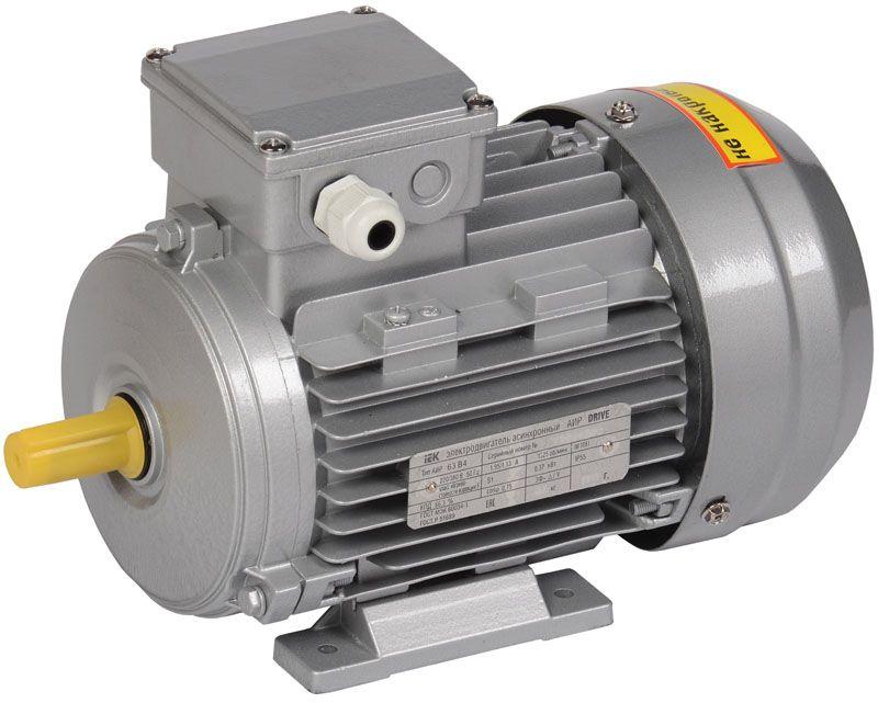 Фото Электродвигатель АИР DRIVE 3ф 63A4 380В 0.25кВт 1500об/мин 1081 ИЭК DRV063-A4-000-3-1510