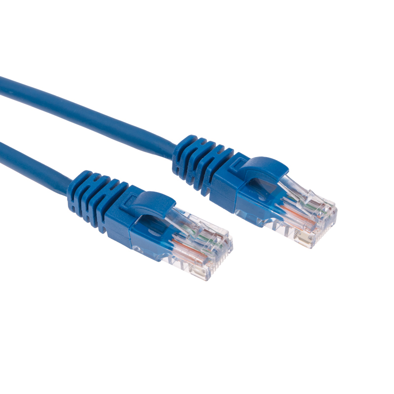 Фото Патч-корд U/UTP, CAT 6, RJ45-RJ45, 26AWG, LSZH, синий, 0,5м REXANT {02-0294-05} (2)