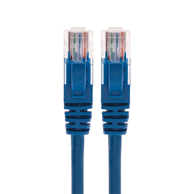 Фото Патч-корд U/UTP, CAT 6, RJ45-RJ45, 26AWG, LSZH, синий, 0,5м REXANT {02-0294-05} (1)