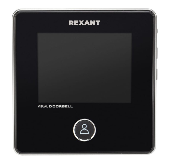 Фото Видеоглазок дверной Rexant (DV-113) с цветным LCD-дисплеем 2.8" с функцией звонка и записи фото, встроенный аккумулятор {45-1113} (3)