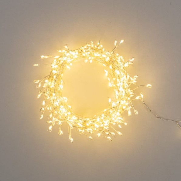 Фото Гирлянда светодиодная Роса Фейерверк с контроллером 20м, 500LED, теплый белый, IP20, на катушке NEON-NIGHT {303-446} (3)