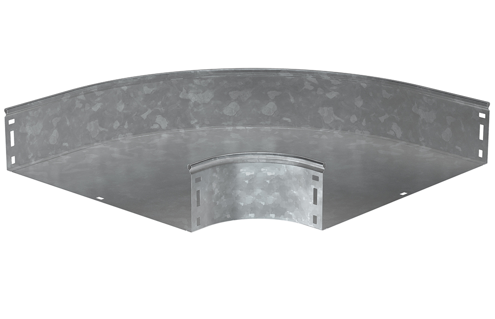 Фото Угол для лотка плавный 90град. 400х80 Г01 ESCA HDZ IEK CPG01-0-90-080-400-HDZ