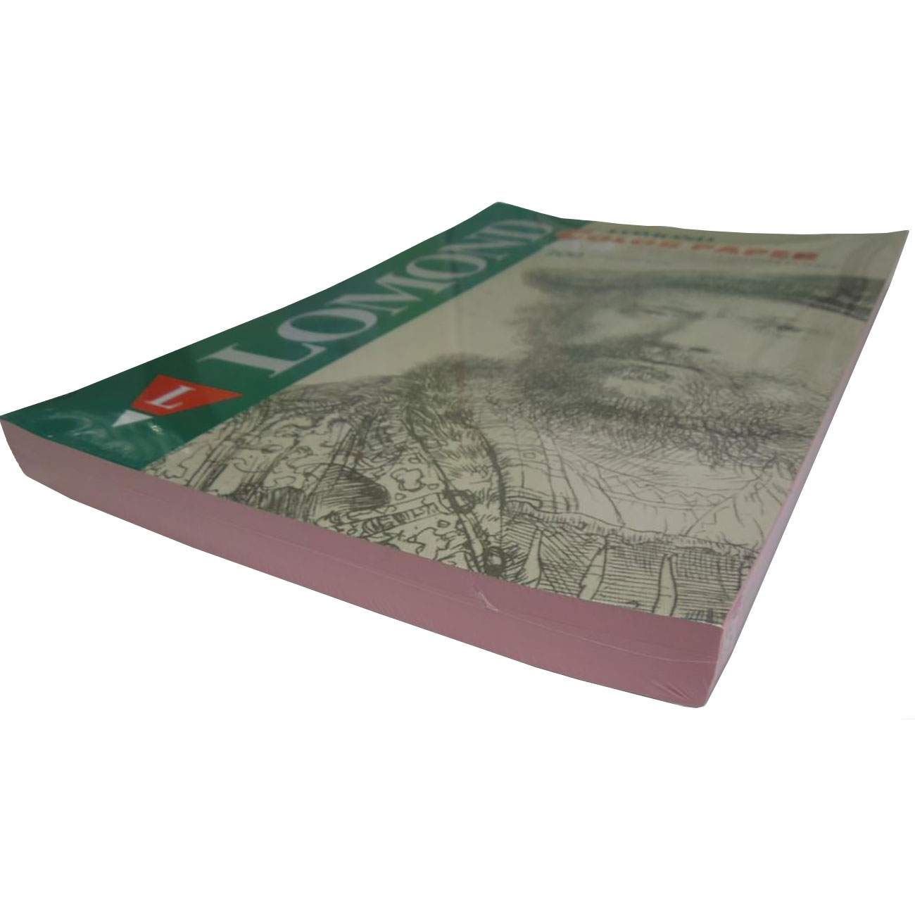 Фото Офисная цветная бумага Lomond, Pink (розовый), A4, 160 г/м², 125 л, пастель {1004403} (1)