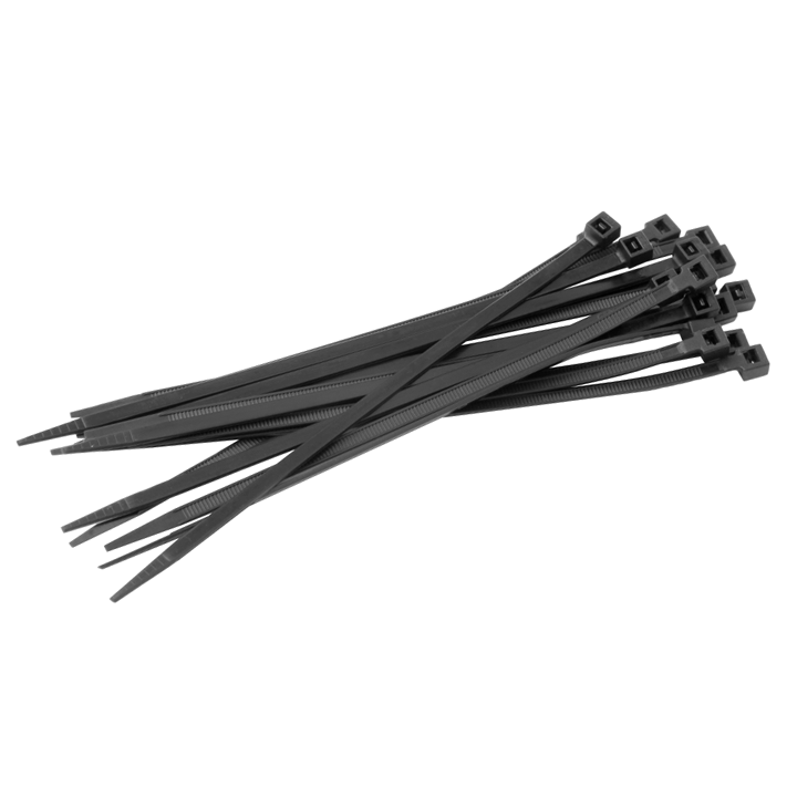 Фото Хомут кабельный 7.2х350 нейл. черн. (уп.100шт) EKF plc-cb-7.2x350