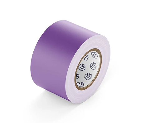 Фото Маркировочная лента - цвет фиолетовый - маркировка трубопроводов группы веществ «ЩЕЛОЧЬ» 100 мм/10 м Эконом {F13-6000-Econ} (1)