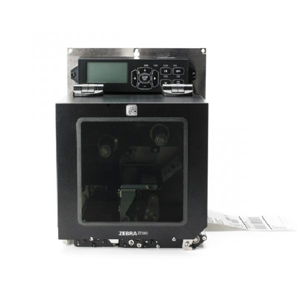 Фото Принтер Zebra TT Printer ZE500 4", LH; 300dpi, Euro / UK Cord, Serial, Parallel, USB, Int 10/100 {ZE50043-L0E0000Z}