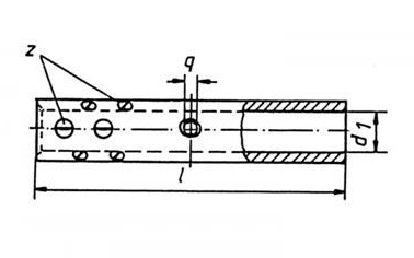 Фото Трубчатый соединитель Klauke из латуни с зажимными винтовми для жил 25 мм² с отверстием под пайку, 4 пары стальных винтов {klk554R} (1)