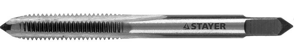Фото Метчик STAYER "MASTER" одинарный, для сквозных отверстий, сталь 9ХС, М8х1,25 {28020-08-1.25}