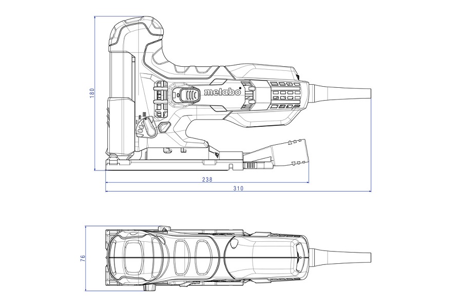 Фото STE 100 Quick Лобзик Metabo 710вт {601100000} (1)