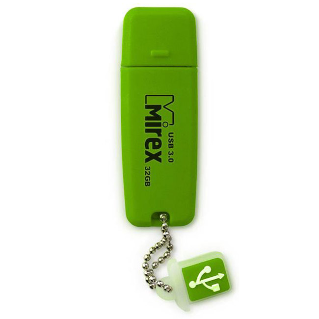 Фото Флеш накопитель 32GB Mirex Chromatic, USB 3.0, зеленый {13600-FM3CGN32}
