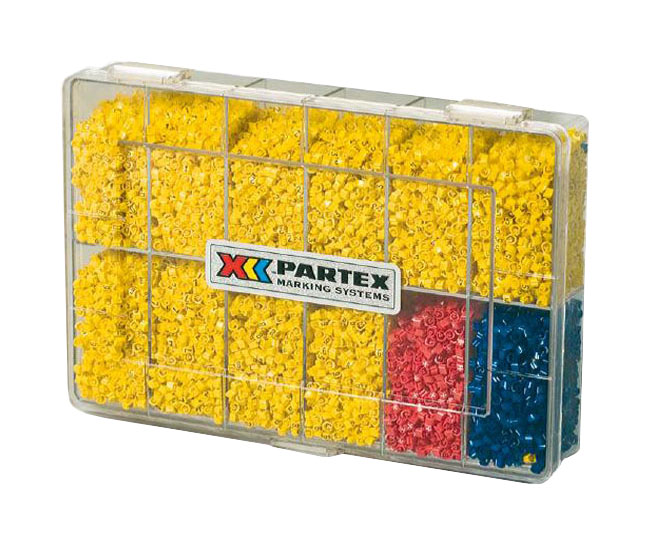 Фото Коробка для однознаковых маркеров Partex с маркировкой PA-02, 12 перегородок {PSK12001-PA02}