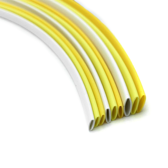 Фото Профиль ПВХ овальный Vell YL-015 для маркировки проводов, Ø 1,5 мм, 200 метров, желтый, аналог Partex PO-01 (самозатухающий) {377999} (3)