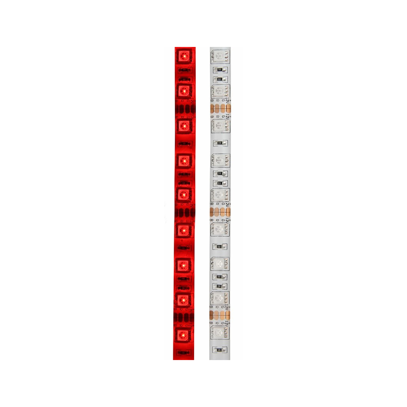 Фото Светодиодная лента 10 мм, красный, SMD 5050, 60 LED/м, 12 В, Lamper {141-491}