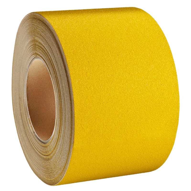Фото Универсальная противоскользящая лента Vell, желтый (75 мм х 18,3 м) {1349224}