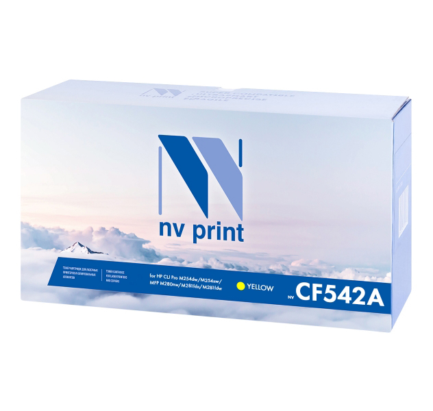 Фото Картридж NV Print совместимый CF542A для HP LJ Color Pro M254/MFP M280/M281 (желтый, 1300k) {49166}