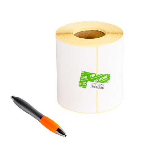 Фото Этикетка Proton 100 x 53 мм DTE (1 ряд, 500 шт, втулка 40) {AZR22ART2406114455}