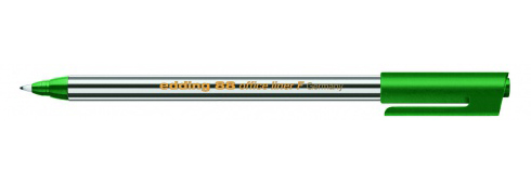 Фото Капиллярная ручка Edding для офиса, шариковый наконечник, 0,6 мм, зеленый {E-88#4}