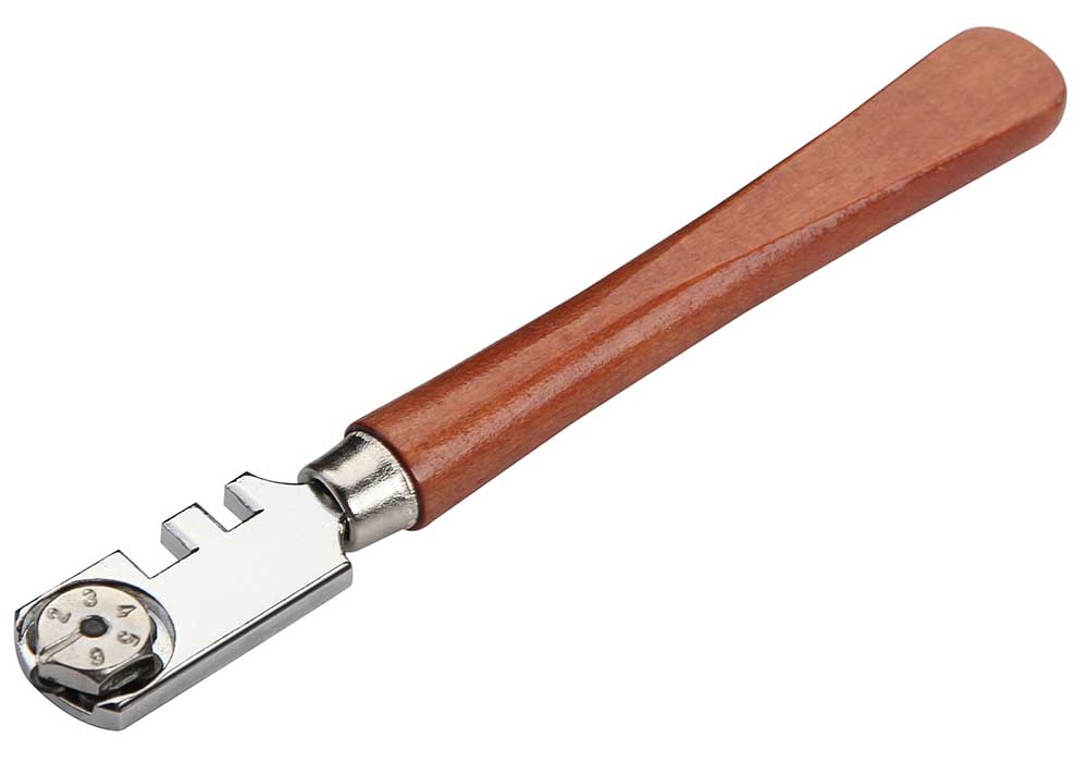 Фото Стеклорез роликовый WOKIN, 6 колесиков, деревянная ручка, 135 мм {356013}