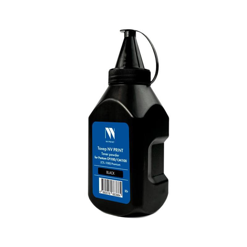 Фото Тонер NVP для Pantum CP1100/CM1100 (CTL-1100) Premium (80г) Black совместимый {D7958}