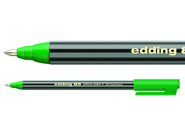 Фото Ручка-роллер Edding для офиса, металлическая оправа, 0,5 мм, зеленый {E-85#4} (1)