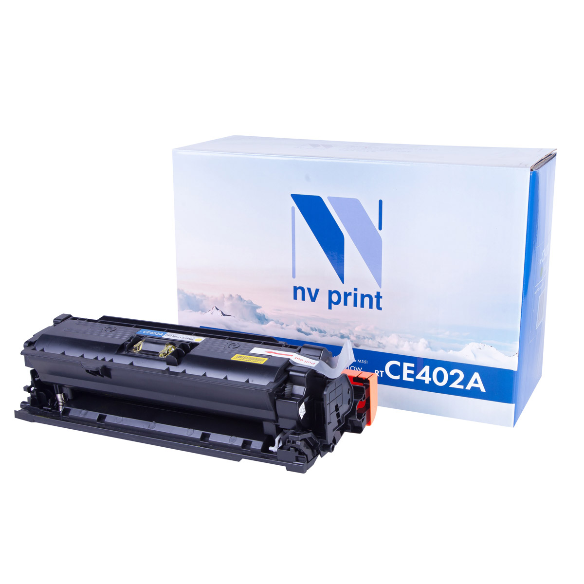 Фото Картридж NV Print совместимый CE402A для HP CLJ Color M551 (желтый) {29893}