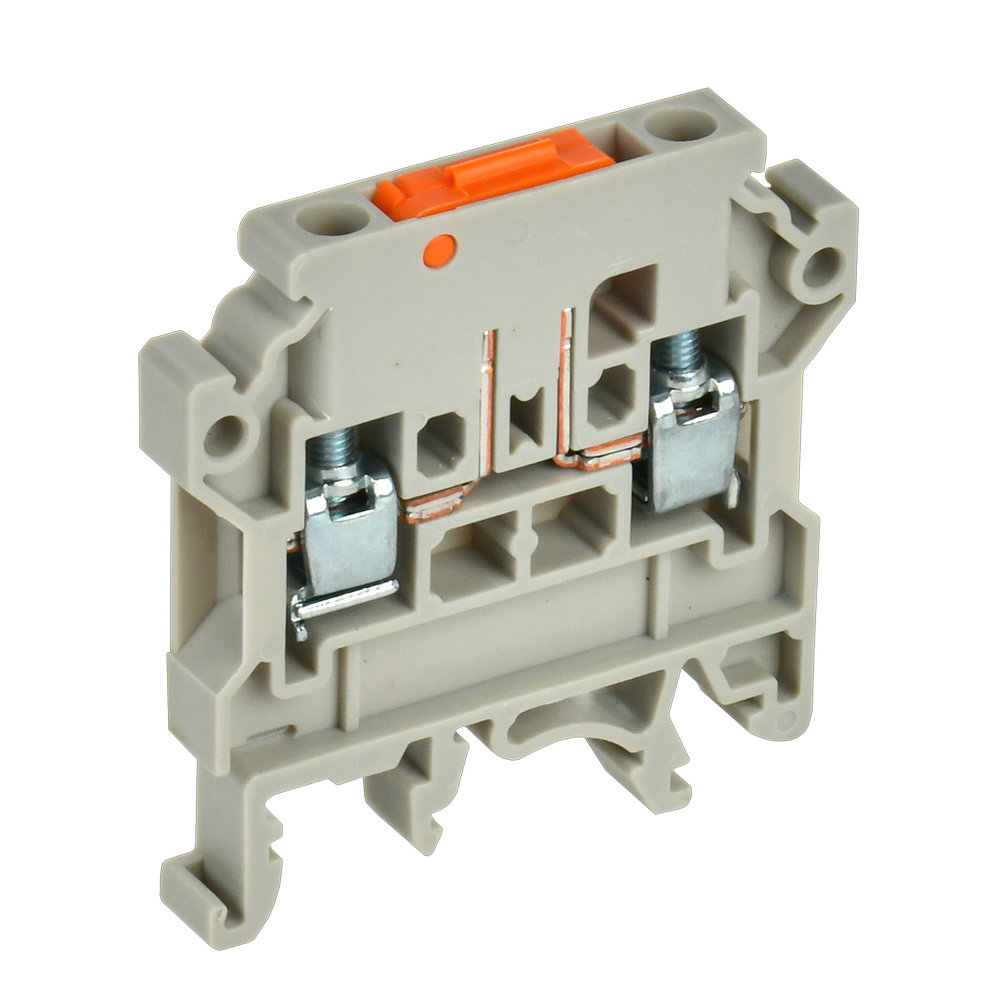 Фото Колодка клеммная CTS-DT измерит. нож. разм. 4кв.мм сер. IEK YCT15-04-K03-004