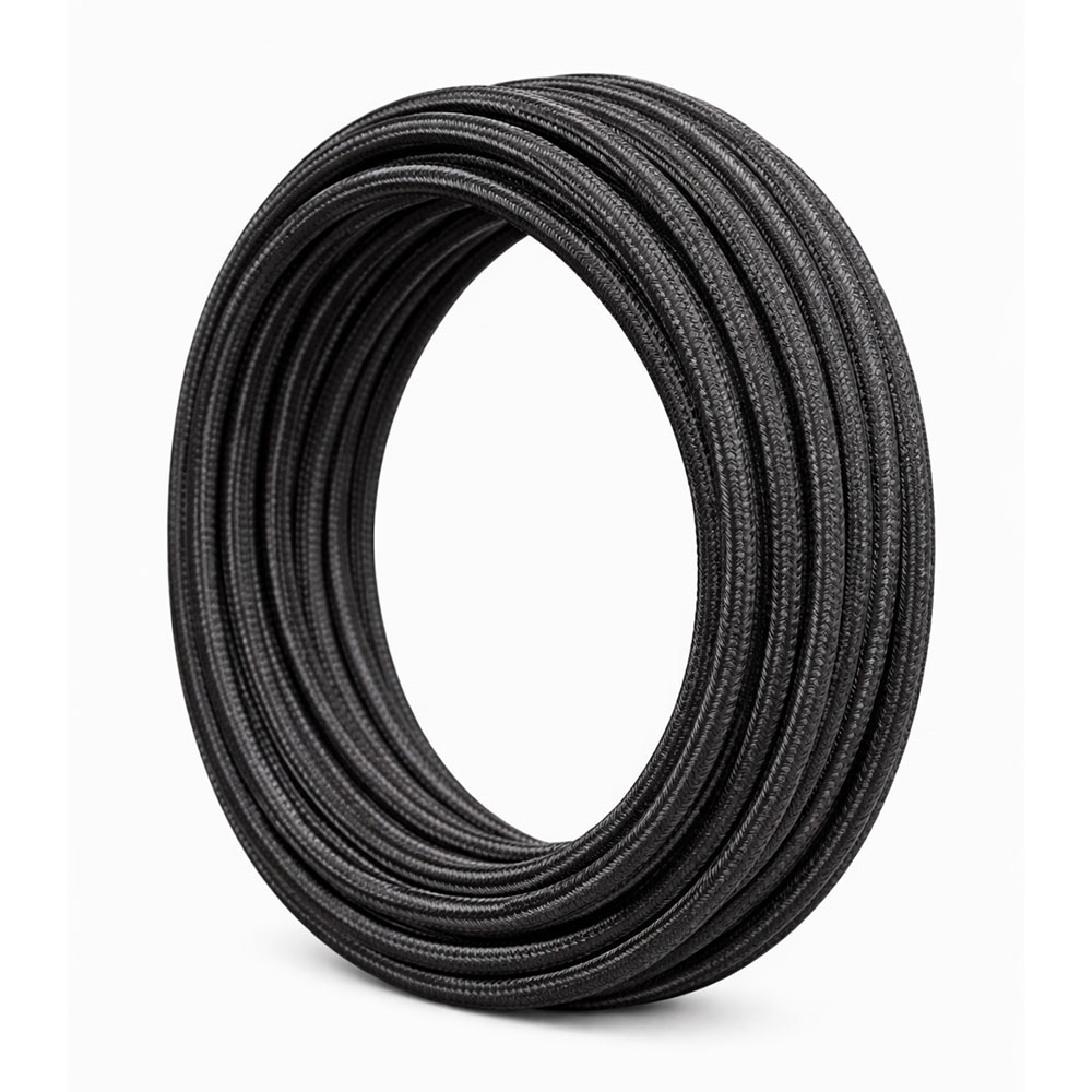 Фото Оплетка Vell самозаворачивающаяся 8 мм, сетчатого плетения для проводов, длина 5 м, черная {VL-opl-5m-8mm} (3)