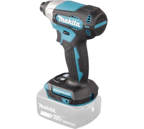 Фото Шуруповерт аккумуляторный MAKITA DTD157Z ударный аккум. LXT BL 18В, 1/4", 140Нм, 2 Скорости, A- режим, XPT (4)