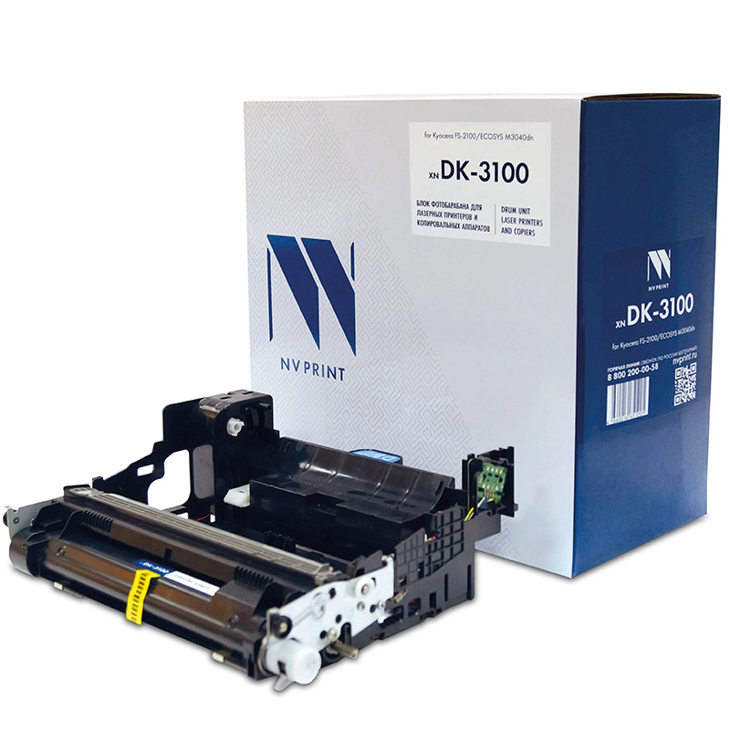 Фото Блок фотобарабана NV Print NV-DK-3100 для принтеров Kyocera FS-2100/ ECOSYS M3040/ M3540 (300К) {B5635}