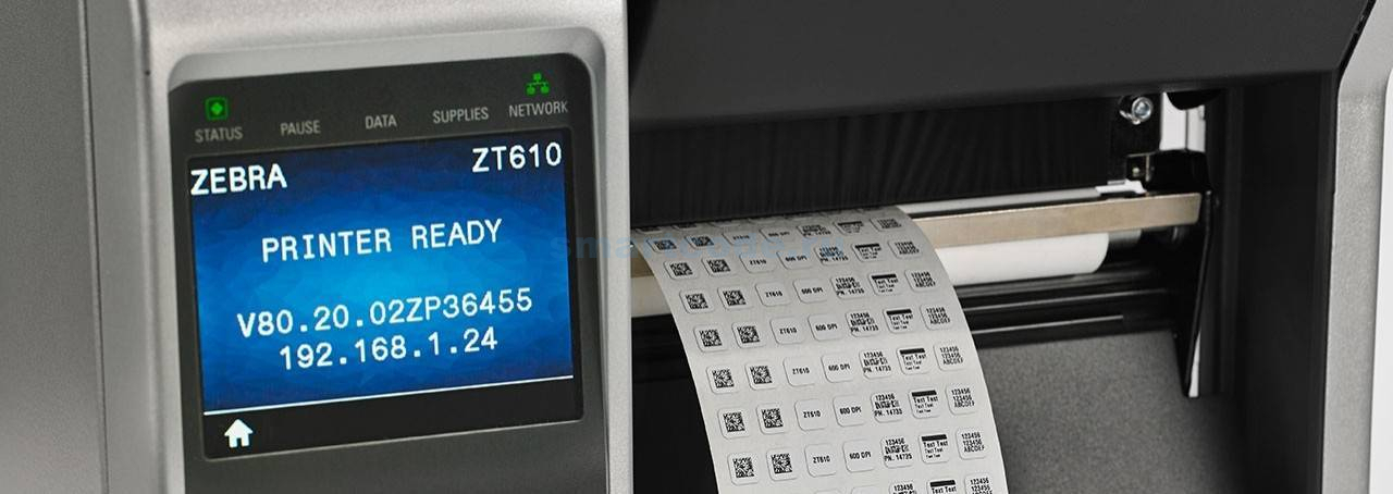 Фото Принтер Zebra TT ZT610; 4", 300 dpi, Serial, USB, Ethernet, BT, USB Host {ZT61043-T0E0100Z} (2)