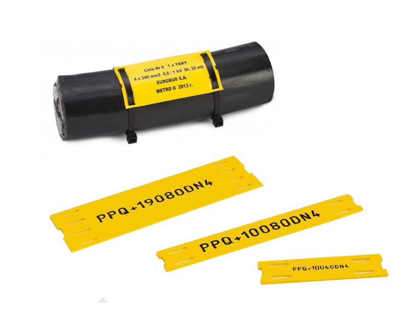 Фото Профиль для маркировки кабелей Partex PPQ+38, 38 x 60 мм, желтый (20 м / 333 шт.) {PPQ+38060DN4}