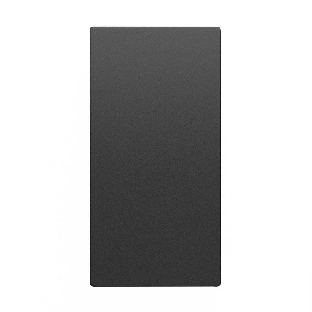 Фото Заглушка черная, 1/2, модуль, Vell {BK-Blank} (2)