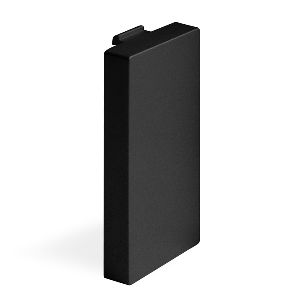 Фото Заглушка черная, 1/2, модуль, Vell {BK-Blank}