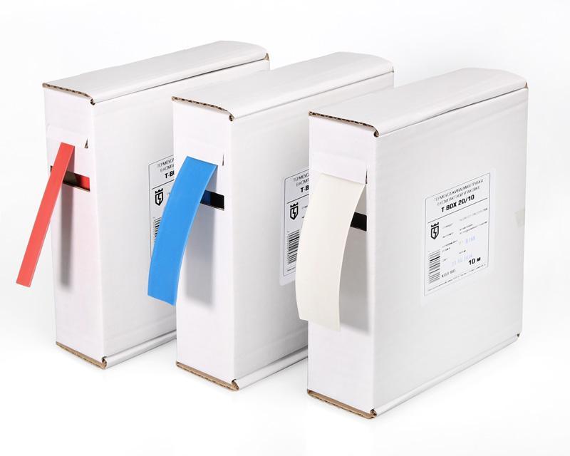 Фото Термоусадочные трубки в компактной упаковке Т-BOX-4/2, красные (10 м) {65594} (1)