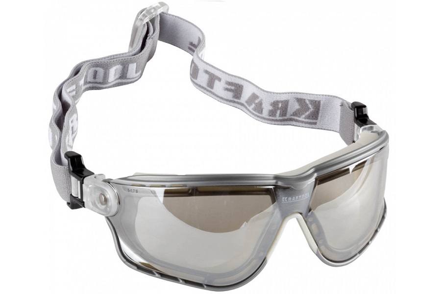 Фото Прозрачные, профессиональные защитные очки с резинкой KRAFTOOL ASTRO {11009_z01}