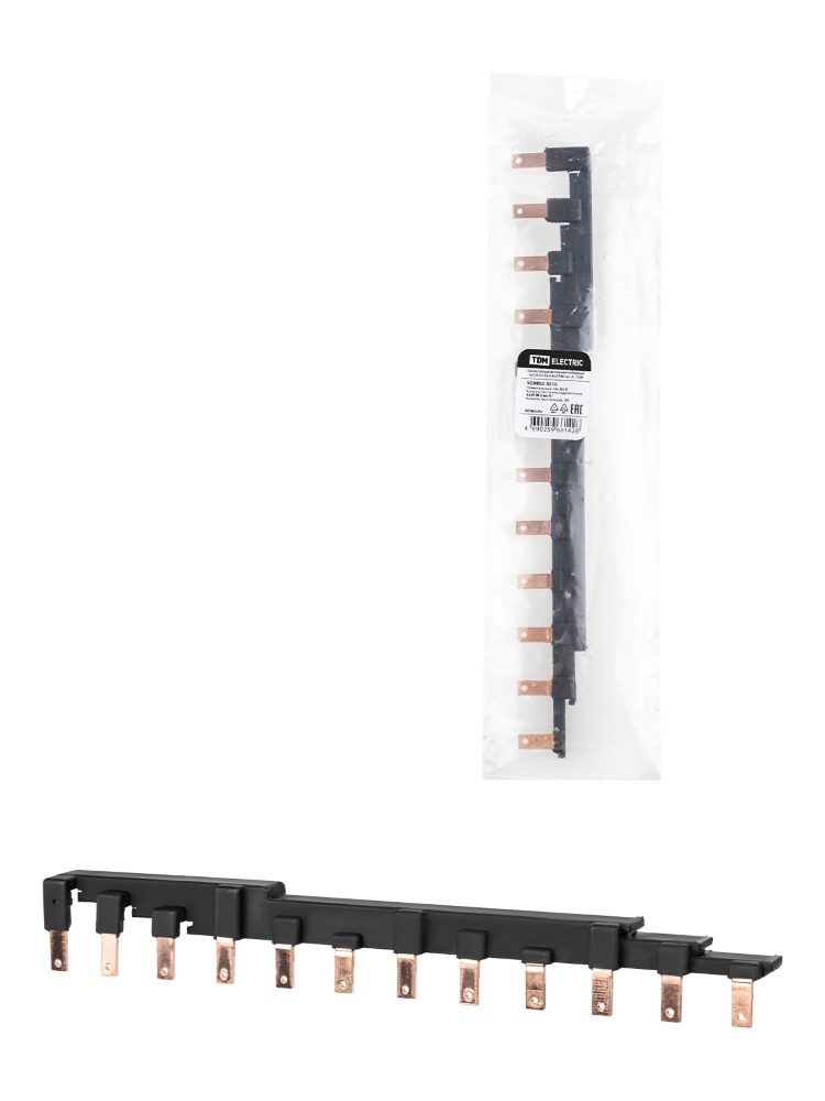 Фото Шина соединительная наборная ШСН 3П 63А 4x3PIN(тип A) TDM {SQ0802-0316} (1)