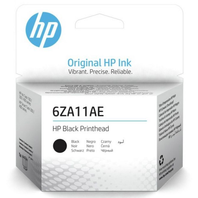 Фото Печатающая головка HP черная 6ZA11AE