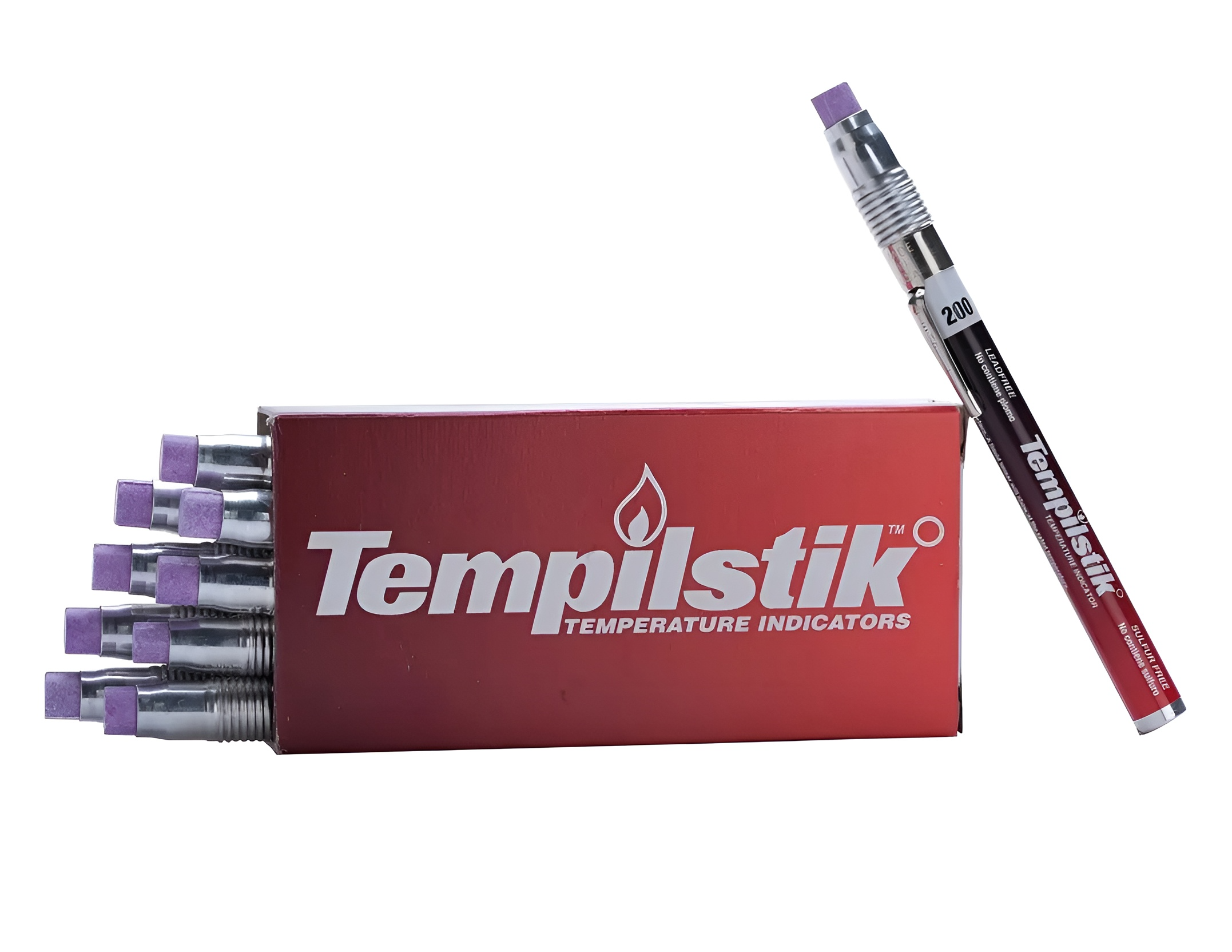 Фото Термоиндикаторный карандаш Markal TEMPILSTIK с держателем из нескользящего алюминия 400°C {M28345} (2)