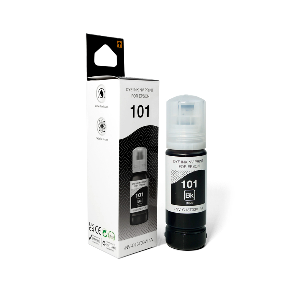 Фото Чернила NV PRINT 101 (NV-C13T03V14A) для Epson L4150 (70 мл) Black (в коробке) совместимые {D7334}