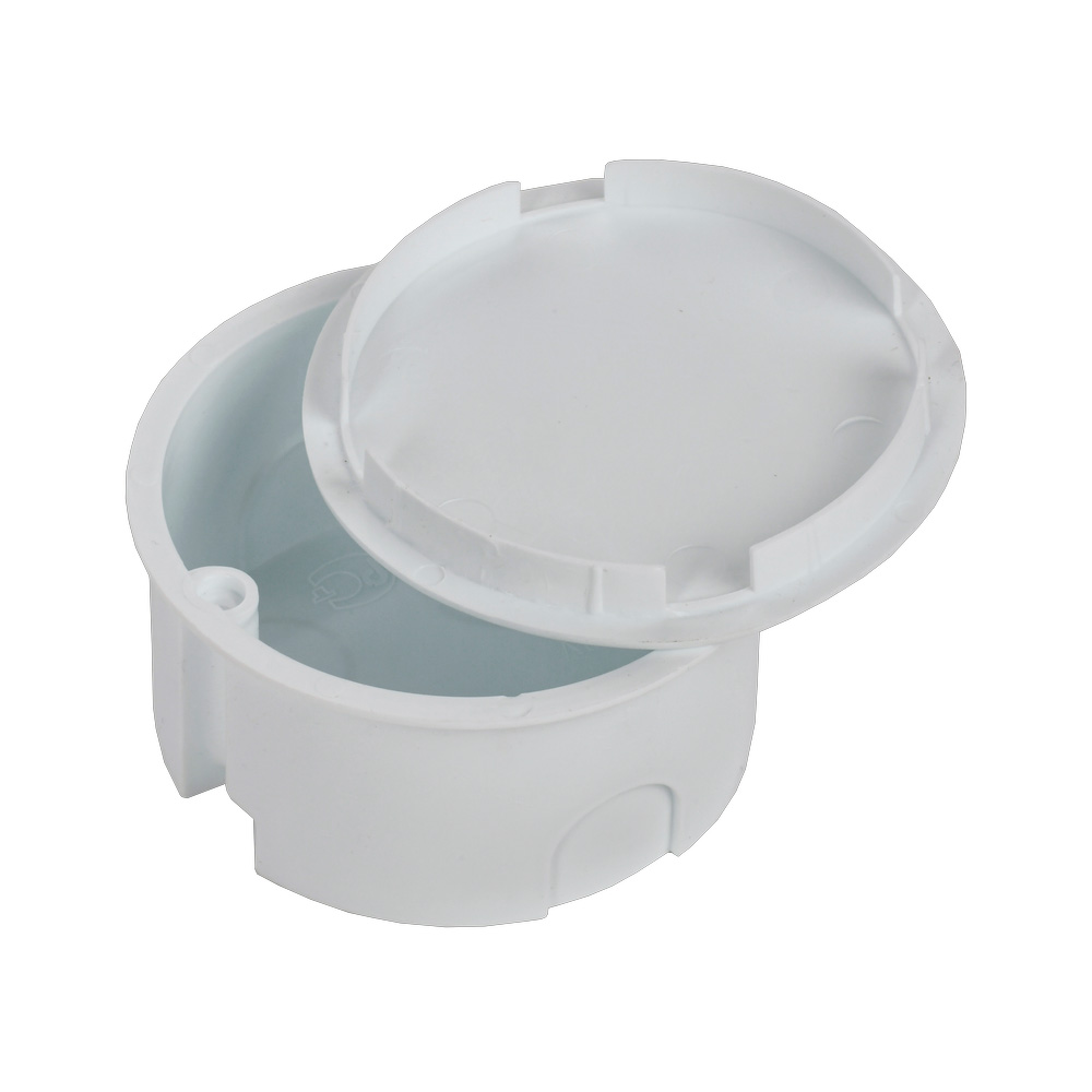 Фото Коробка распаячная СП 80х40 IP20 КМ41004 (с крышкой) IEK UKT01-080-040-000 (1)