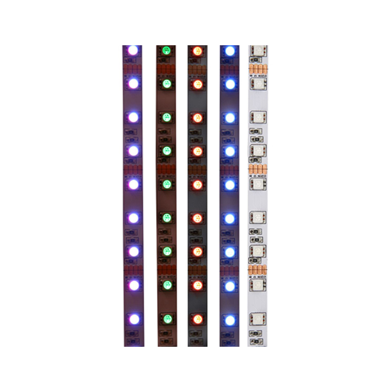 Фото Светодиодная лента 10 мм, RGB, SMD 5050, 60 LED/м, 12 В, Lamper {141-389} (3)