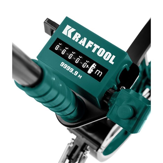 Фото Измерительное колесо с металлическим шасси и рукояткой KRAFTOOL 0.1 - 99999.9 м {34756} (2)